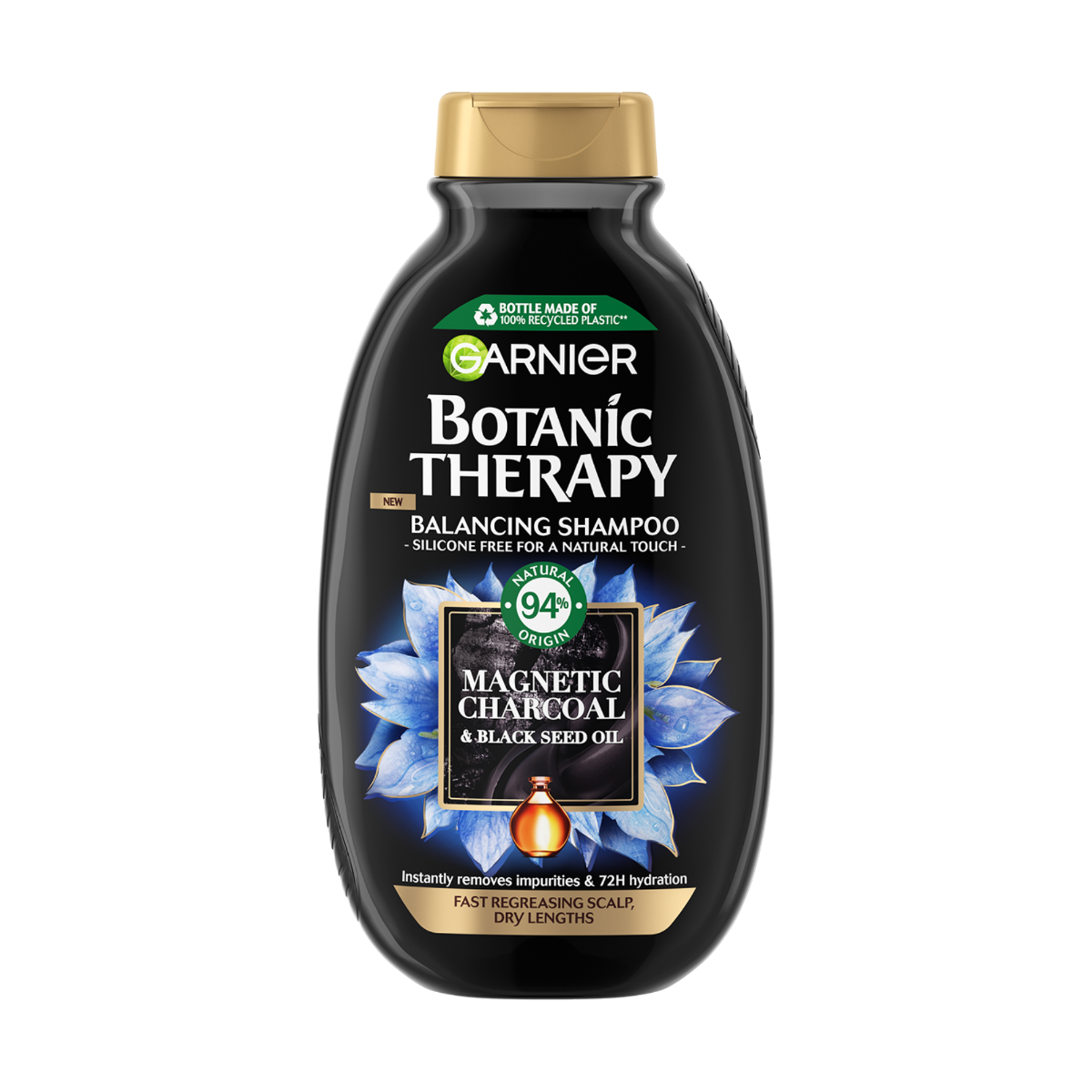 Sampon Magnetic Charcoal, 400ml, Botanic Therapy