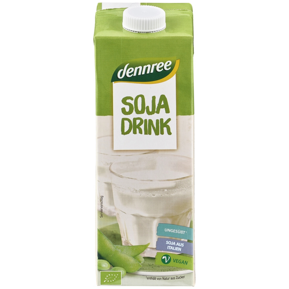 Bautura ecologica de soia fara lactoza, 1l, Dennree