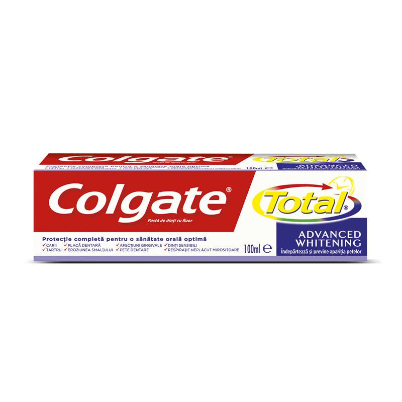 Pasta de dinti Colgate Total Advanced Whitening, 100 ml