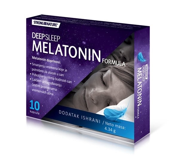 Deepsleep Melatonin Formula, 10 capsule