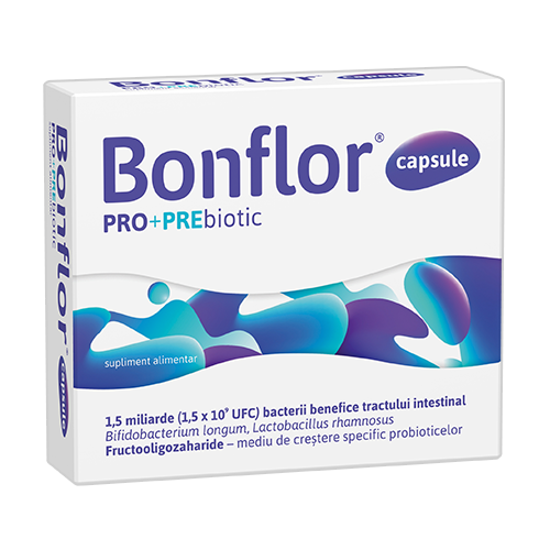 Bonflor, 2 blistere x 10 capsule