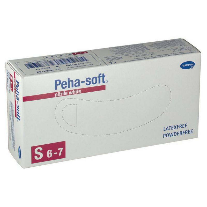 HartMann Peha-soft manusi nitrile albe S x 100buc