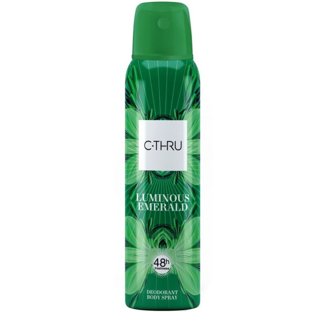 Deodorant spray pentru femei Luminous Emerald, 150ml, C-Thru