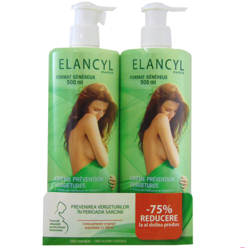 Elancyl Pachet Duo Pack Maternite 500ml 1+75%