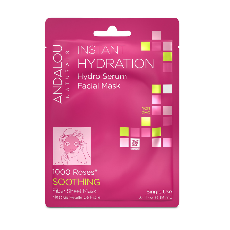 Instant Hydration Hydro Serum Facial Masca 18ml, Andalou