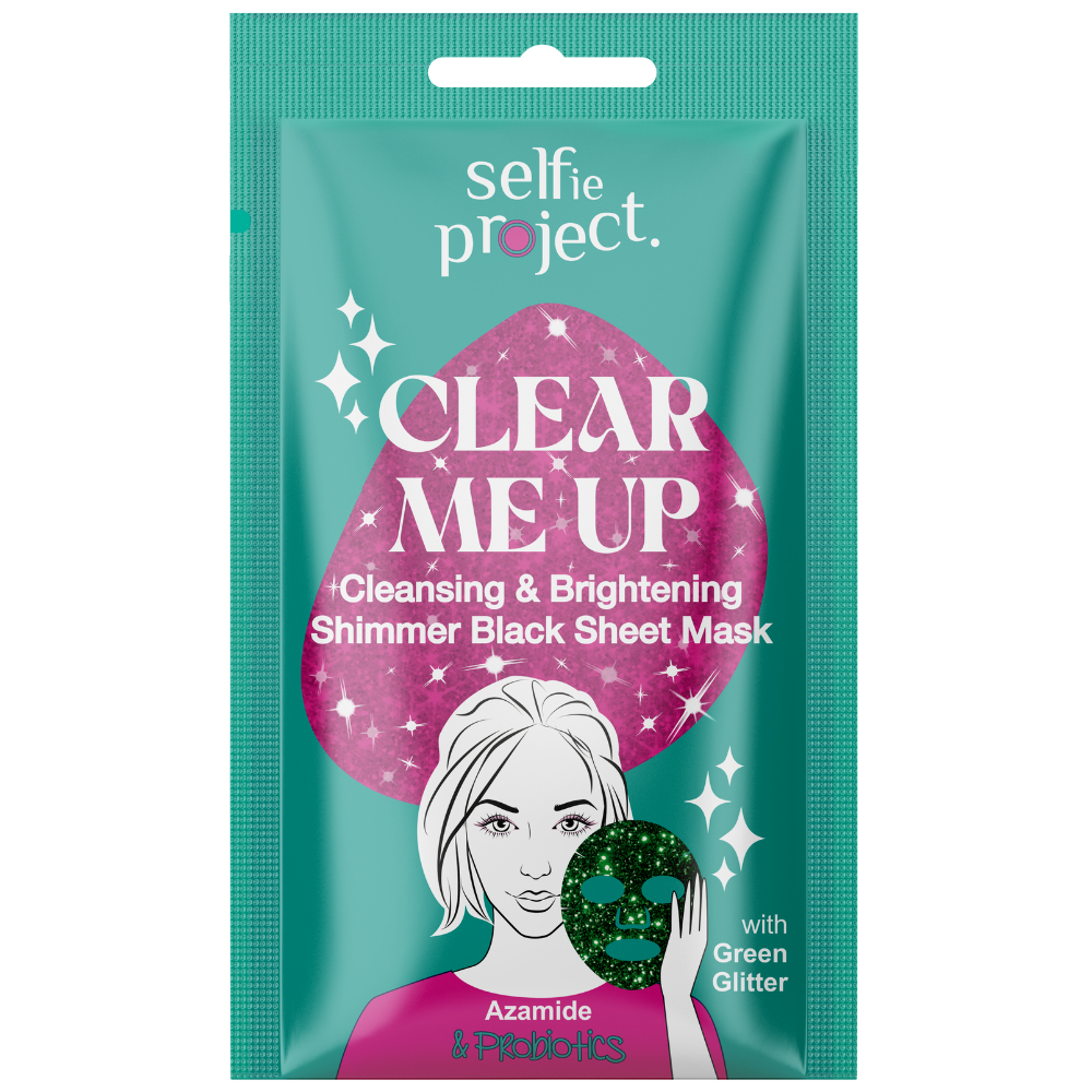 Masca de curatare iluminanta Clear Me Up, 20g, Selfie Project