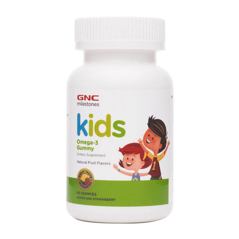 GNC Kid's Omega 3 Gummy, 60 jeleuri