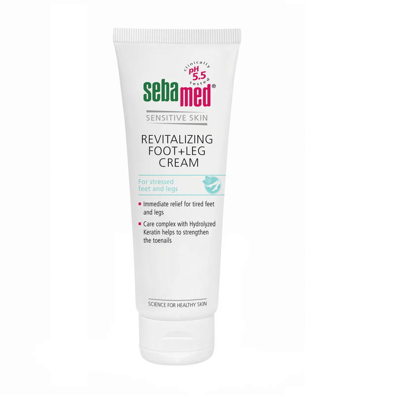 Sebamed Sensitive Skin, Crema dermatologica revitalizanta pentru picioare, 75ml