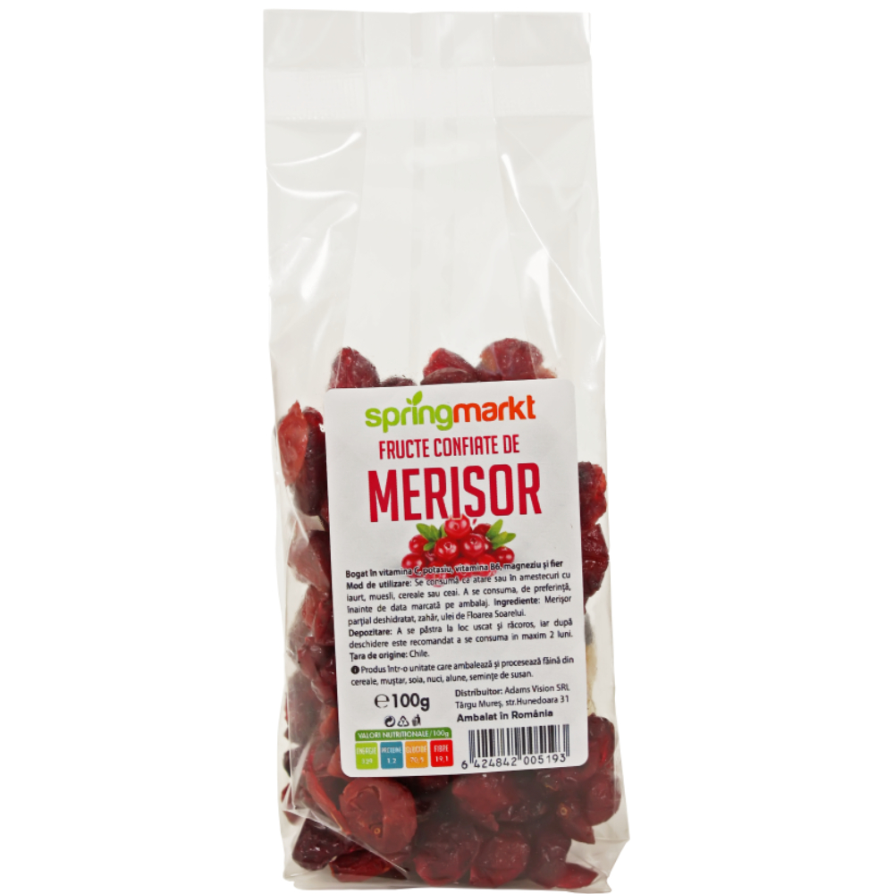 Fructe de merisor, 100g, Springmarkt