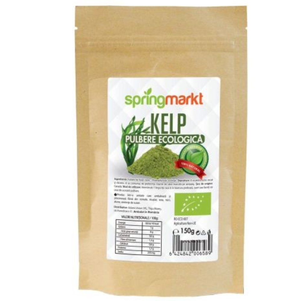 Pulbere ecologica de Kelp, 150g, Springmarkt