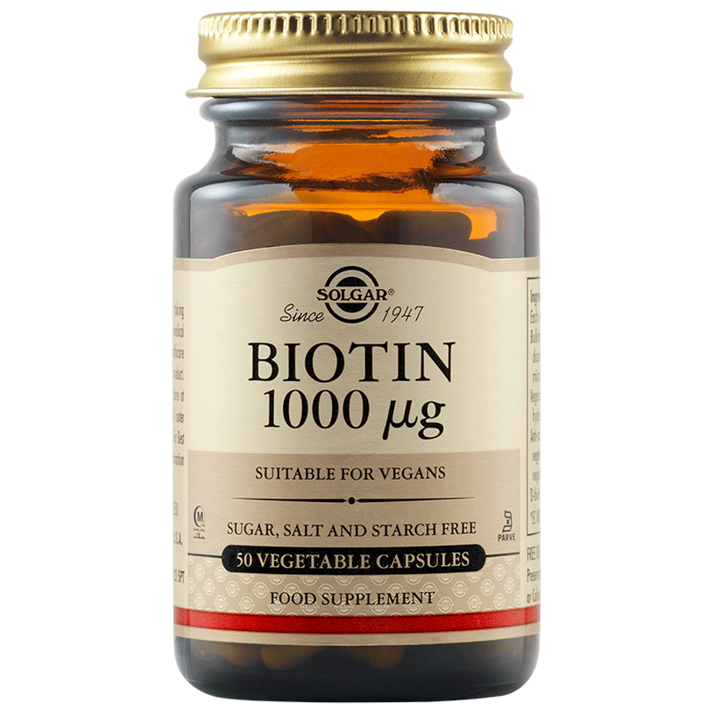 Biotina 1000mcg, 50 capsule, Solgar