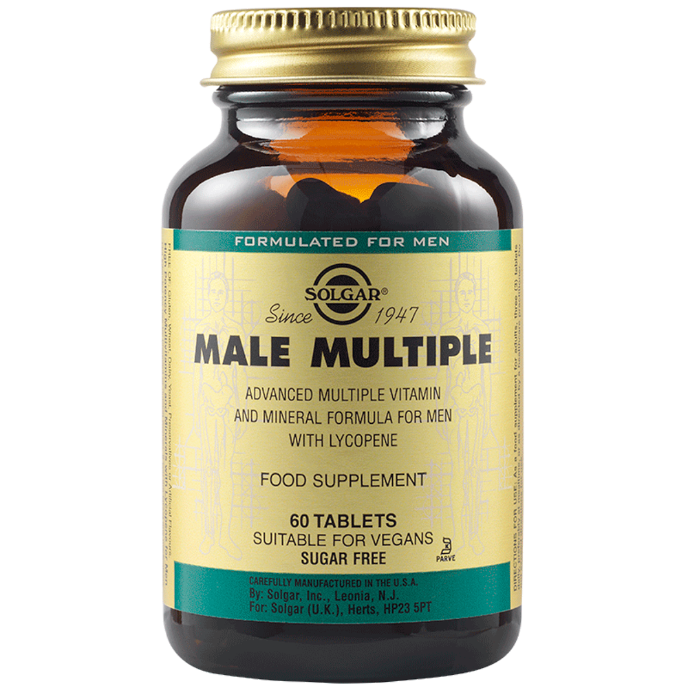 Multivitamina Male Multiple pentru barbati, 60 tablete, Solgar