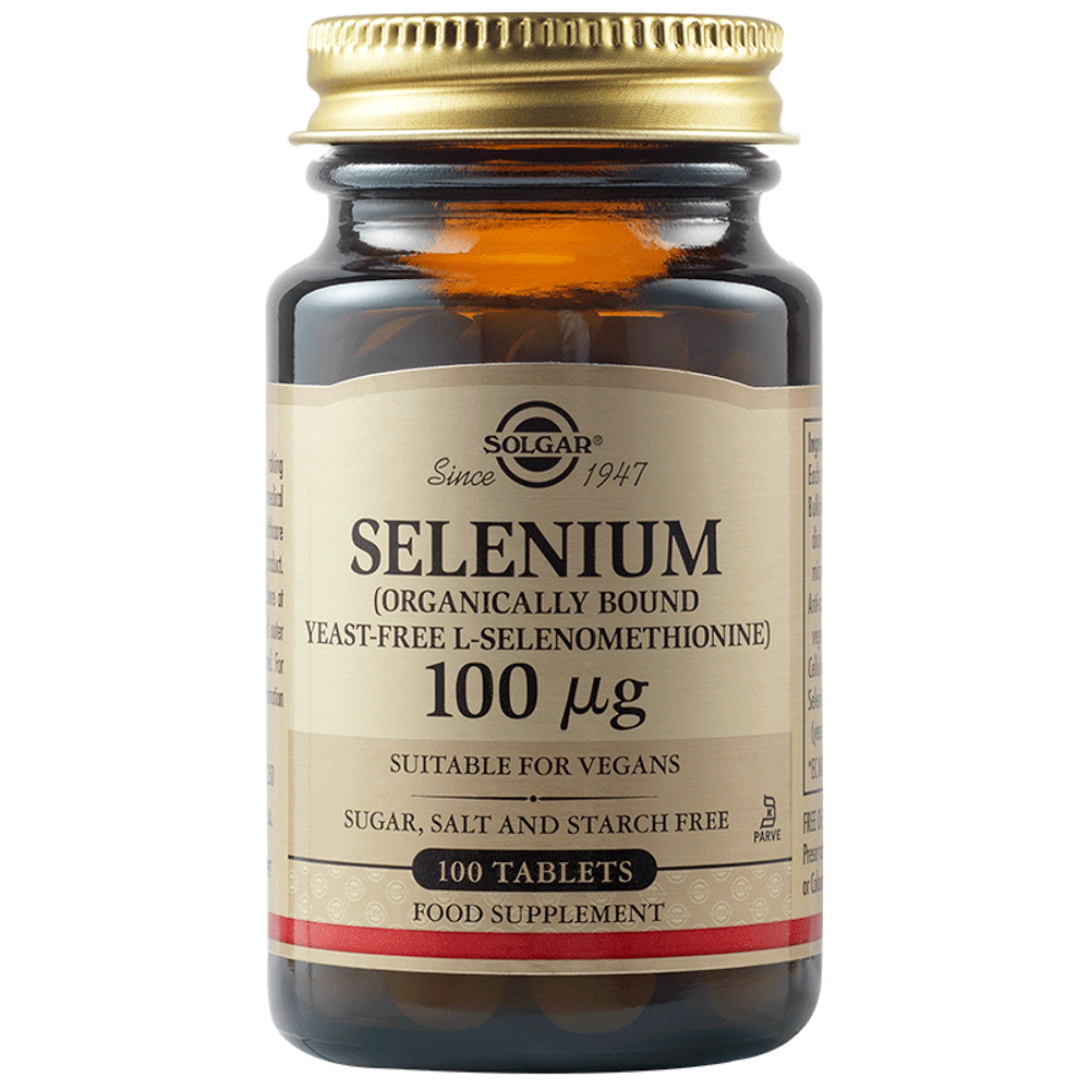 Seleniu 100mcg, 100 tablete, Solgar