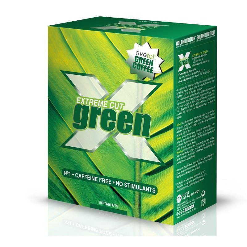 GOLD NUTRITION EXTREME CUT GREEN , 100 tb