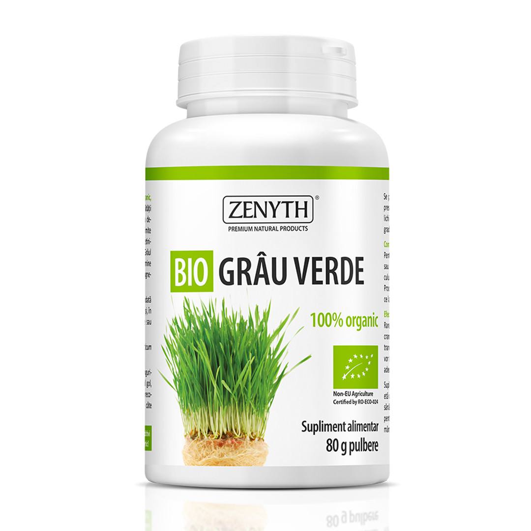 Bio Grâu Verde, 80 g, Zenyth