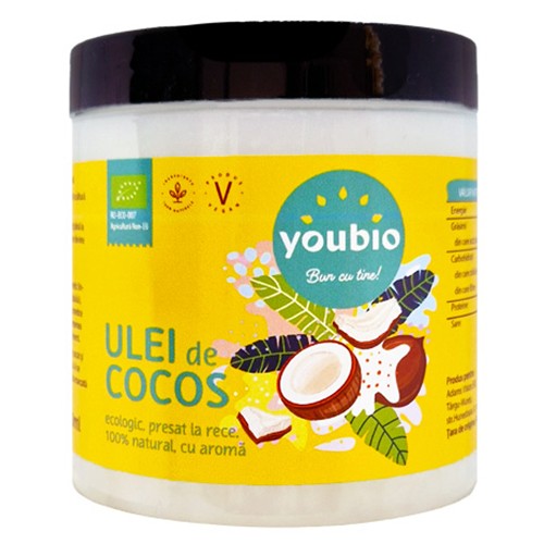 Ulei de cocos, 250ml, Youbio