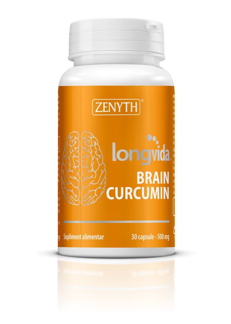 Longvida Brain Curcumin 500 mg, 30 capsule, Zenyth