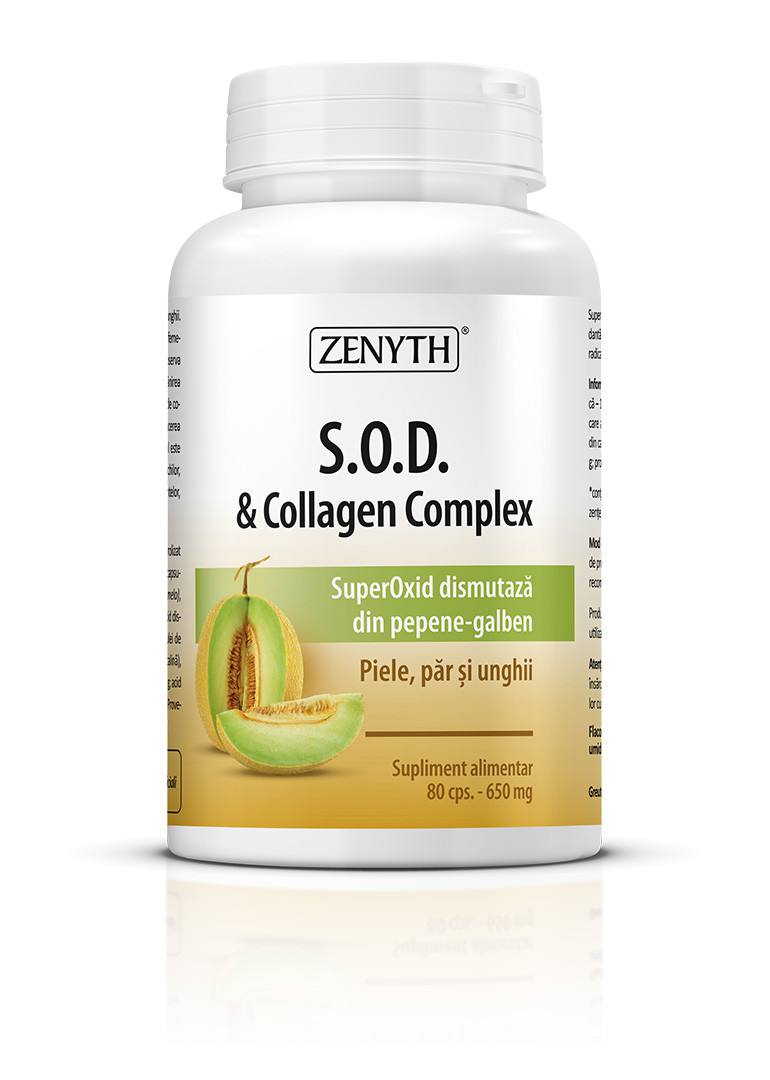 S.O.D & Collagen Complex 650 mg, 80 capsule, Zenyth