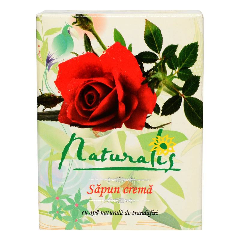 Naturalis sapun cu ulei esential de trandafir 100g formula noua