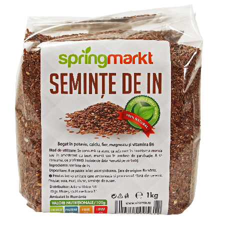 Seminte de in, 1kg, Springmarkt