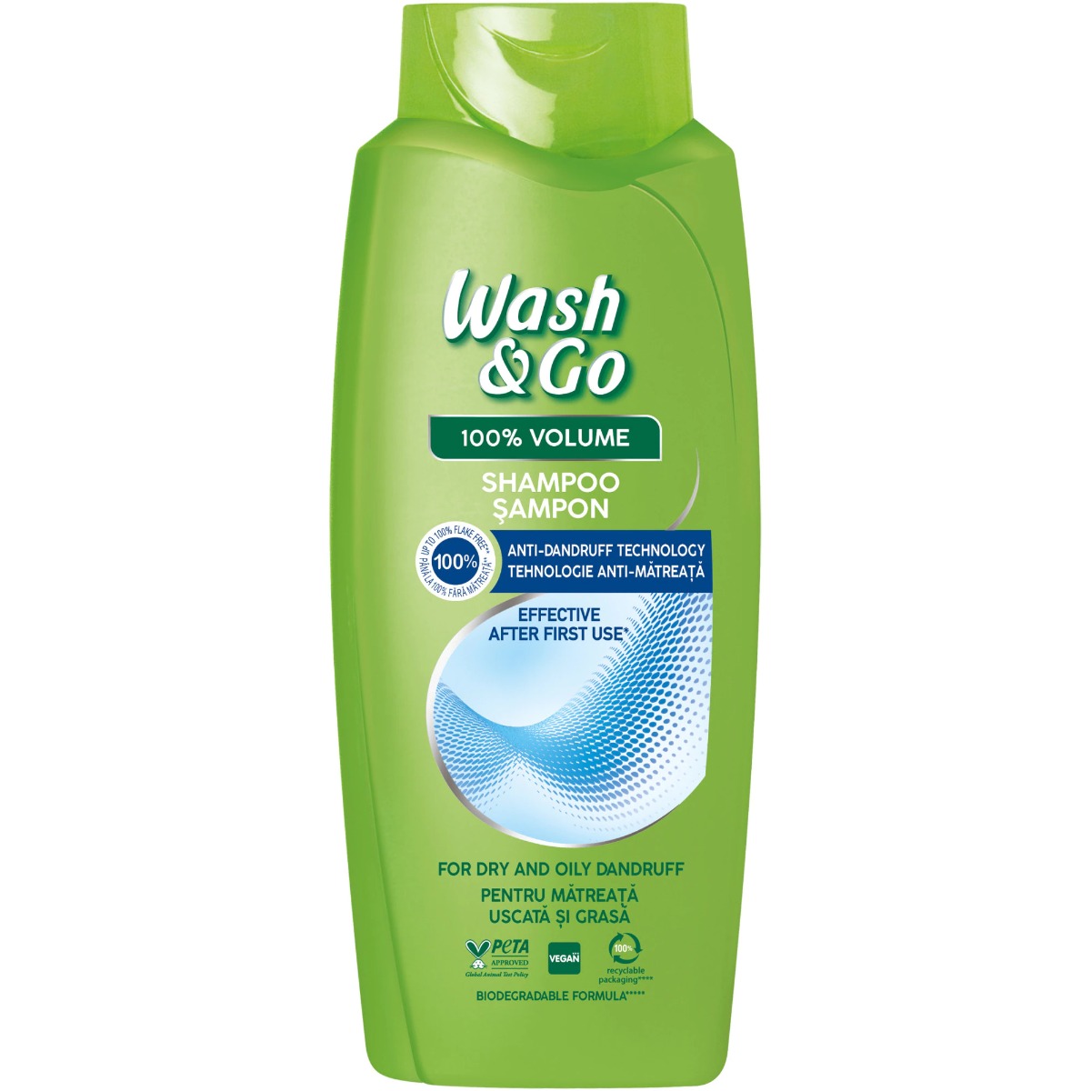 Sampon anti-matreata, 675ml, Wash&Go