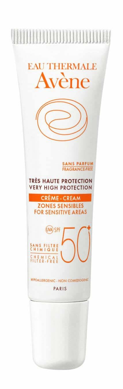 AVENE Crema zone sensibile SPF 50, 15 ml