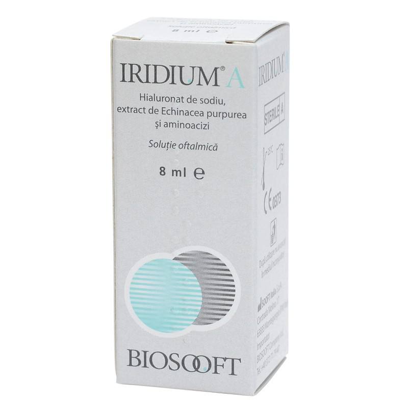 Iridium A picaturi oftalmice, 8 ml