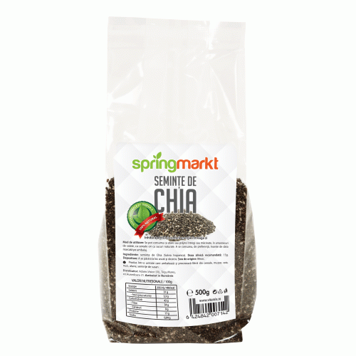 Seminte de chia, 500g, Springmarkt