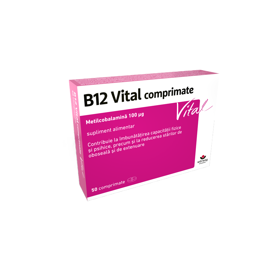 B12 Vital, 50 comprimate, Worwag Pharma