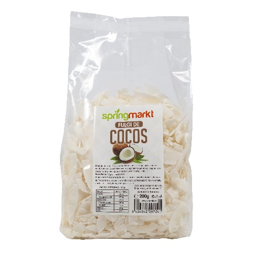 Fulgi de cocos, 200g, Springmarkt