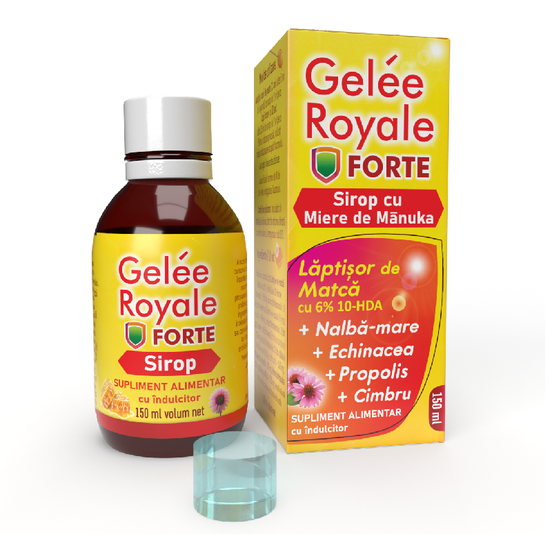 Gelee Royale FORTE Sirop cu Manuka, 150 ml, Justin Pharma