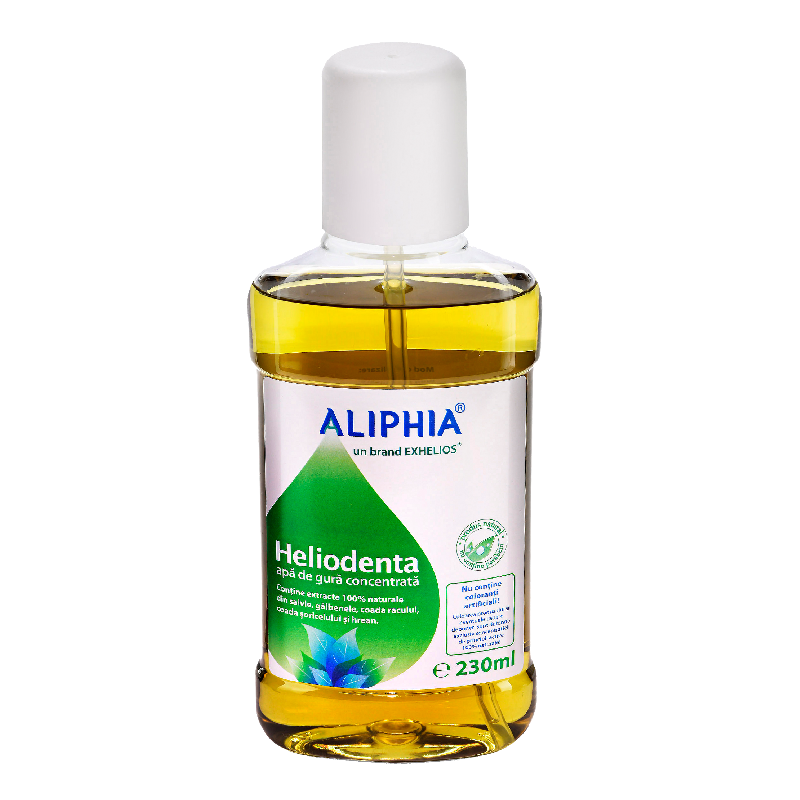 Apa de gura concentrata Heliodenta, 230 ml, Aliphia