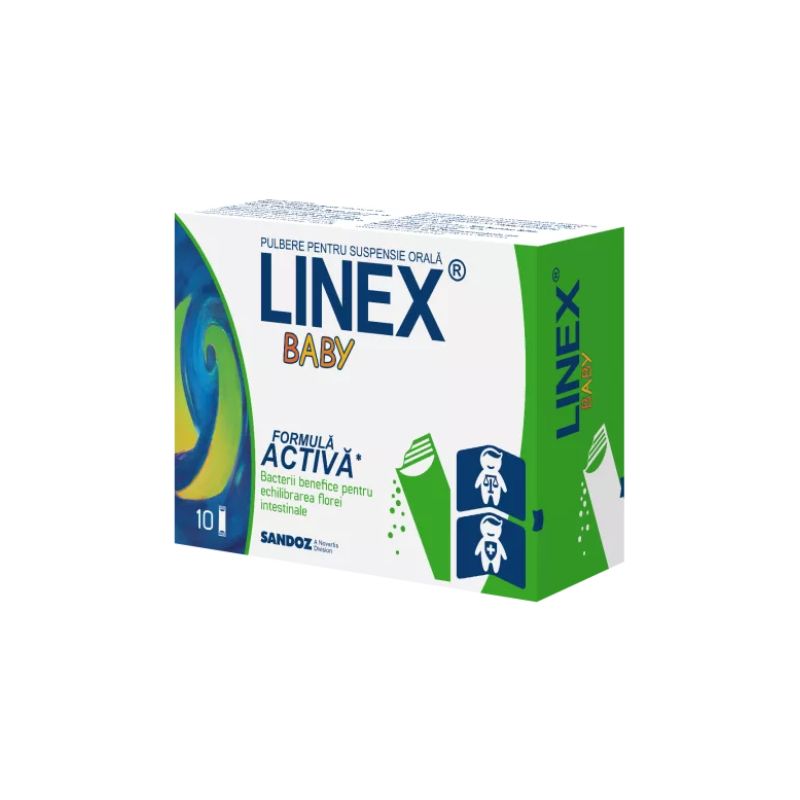 Linex Baby, 10 plicuri, Sandoz