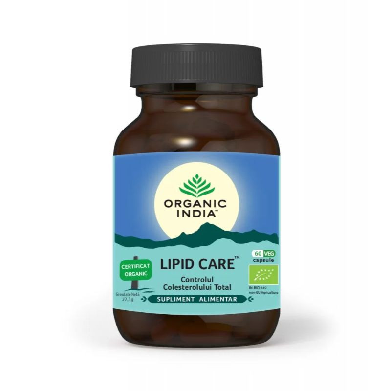 ORGANIC INDIA Lipid Care, 60 capsule vegetale