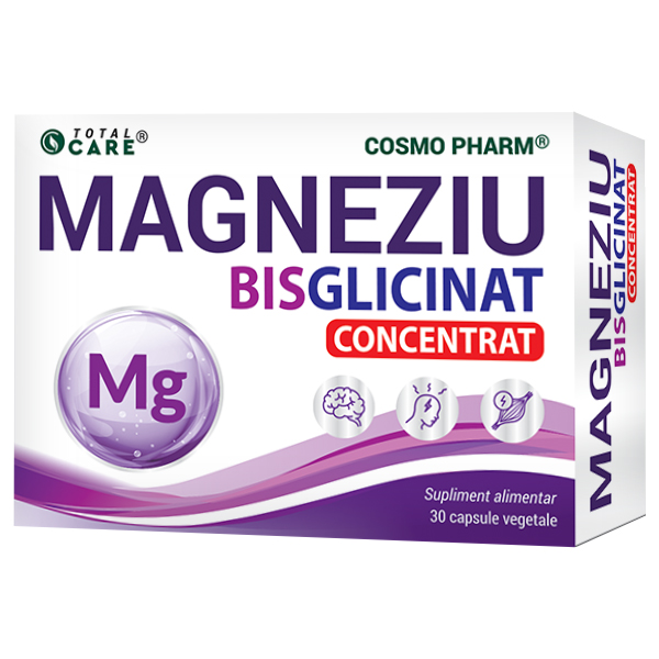 Magneziu Bisglicinat, 30 capsule, Cosmopharm