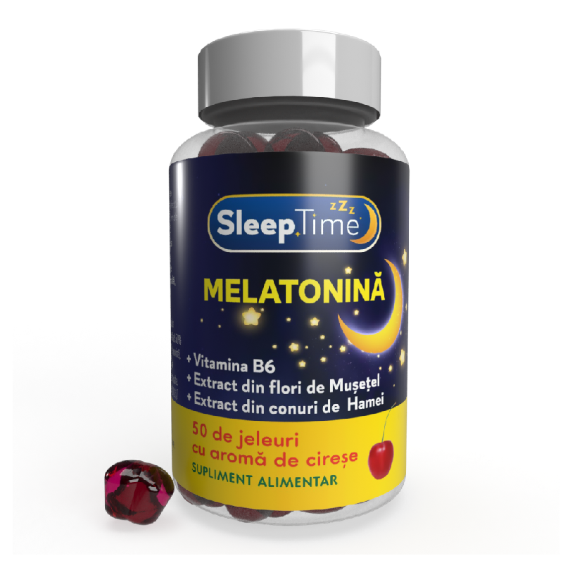 Melatonina SleepTime, 50 jeleuri, Justin Pharma