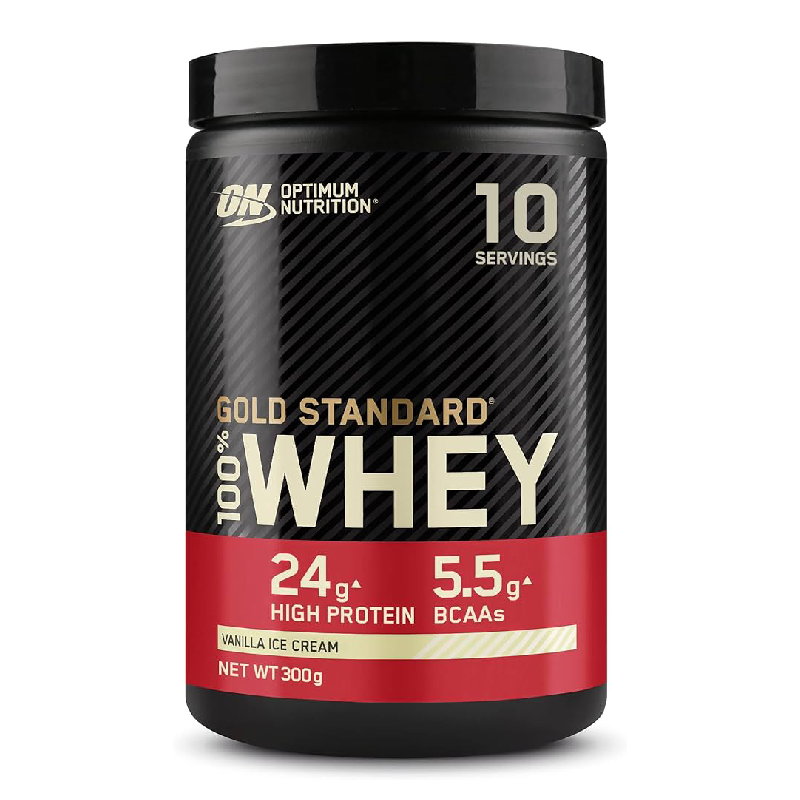 Proteine din zer, pudra proteica, ON 100% Whey Gold Standard, Vanilla Ice Cream, 300g, Optimum Nutrition