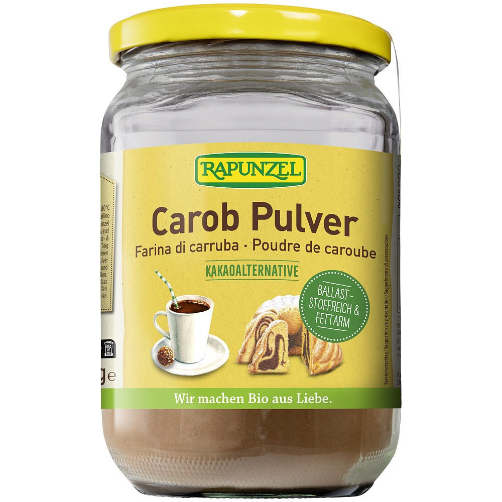 Pudra Bio carob vegana, 250g, Rapunzel