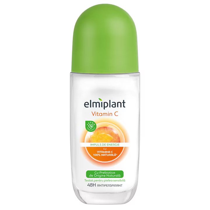 Deodorant roll-on cu vitamina C, 50ml, Elmiplant