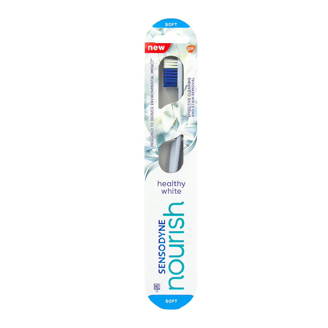 Periuta de dinti Nourish Healthy Soft, alb, Sensodyne