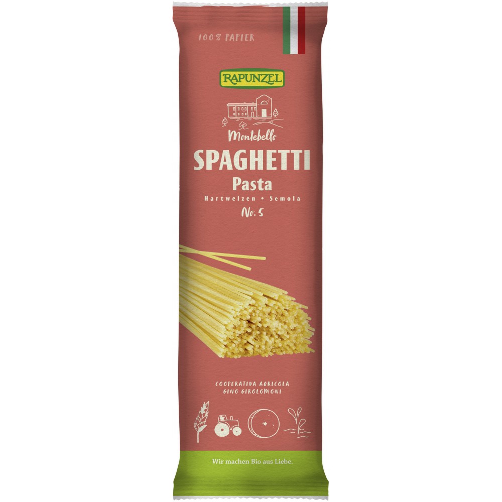 Spaghetti Bio Semola Nr.5, 500g, Rapunzel