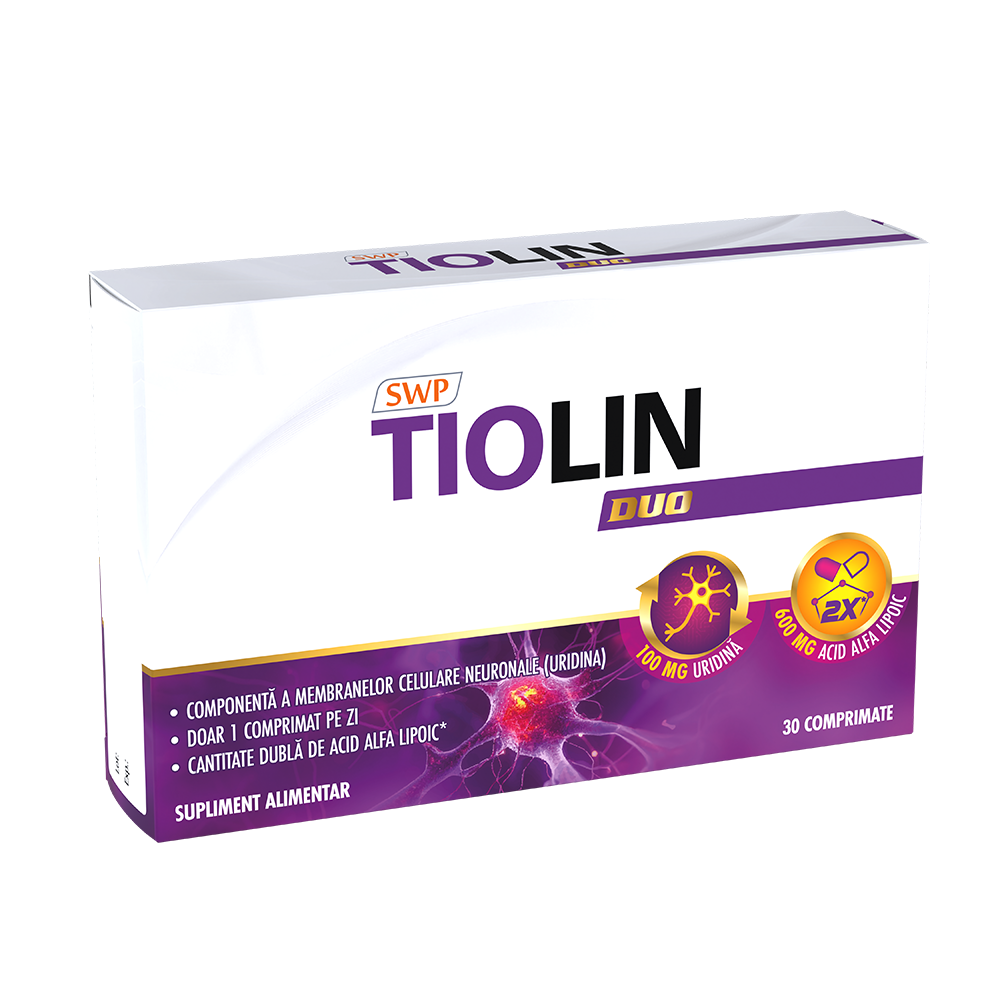 Tiolin Duo, 30 comprimate, Sun Wave Pharma