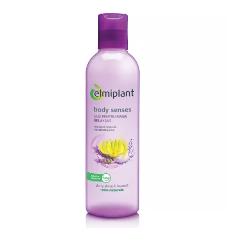 Ulei pentru masaj cu Ylang-Ylang si Lavanda Body Senses, 250ml, Elmiplant