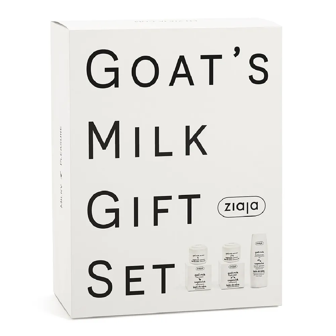 Set Goats Milk, Crema zi*50ml, Crema noapte*50ml si Crema maini*80ml, ZIAJA