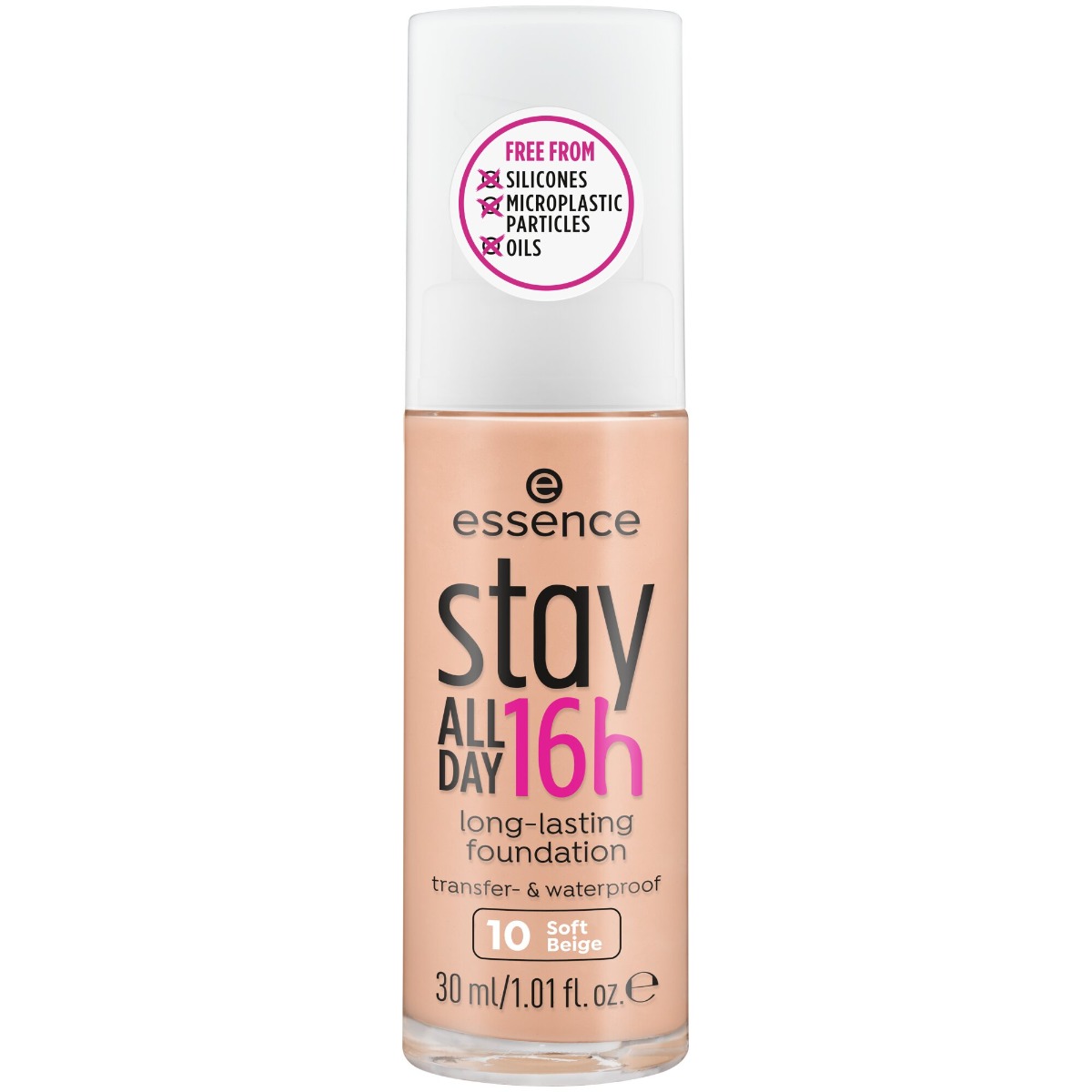 Fond de ten Stay All Day 16h Long-Lasting Foundation 10 - Soft Beige, 30ml, Essence