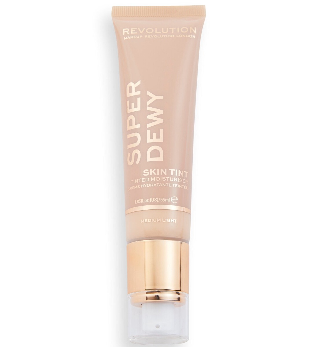 Crema hidratanta nuantatoare Superdewy Medium Light, 55ml, Makeup Revolution