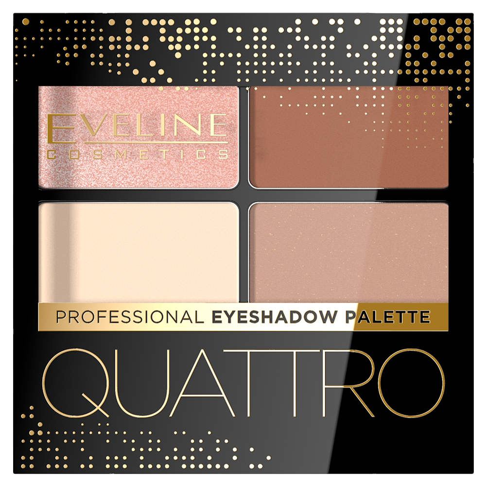 Paleta de machiaj Quattro No. 05, 3.2g, Eveline Cosmetics