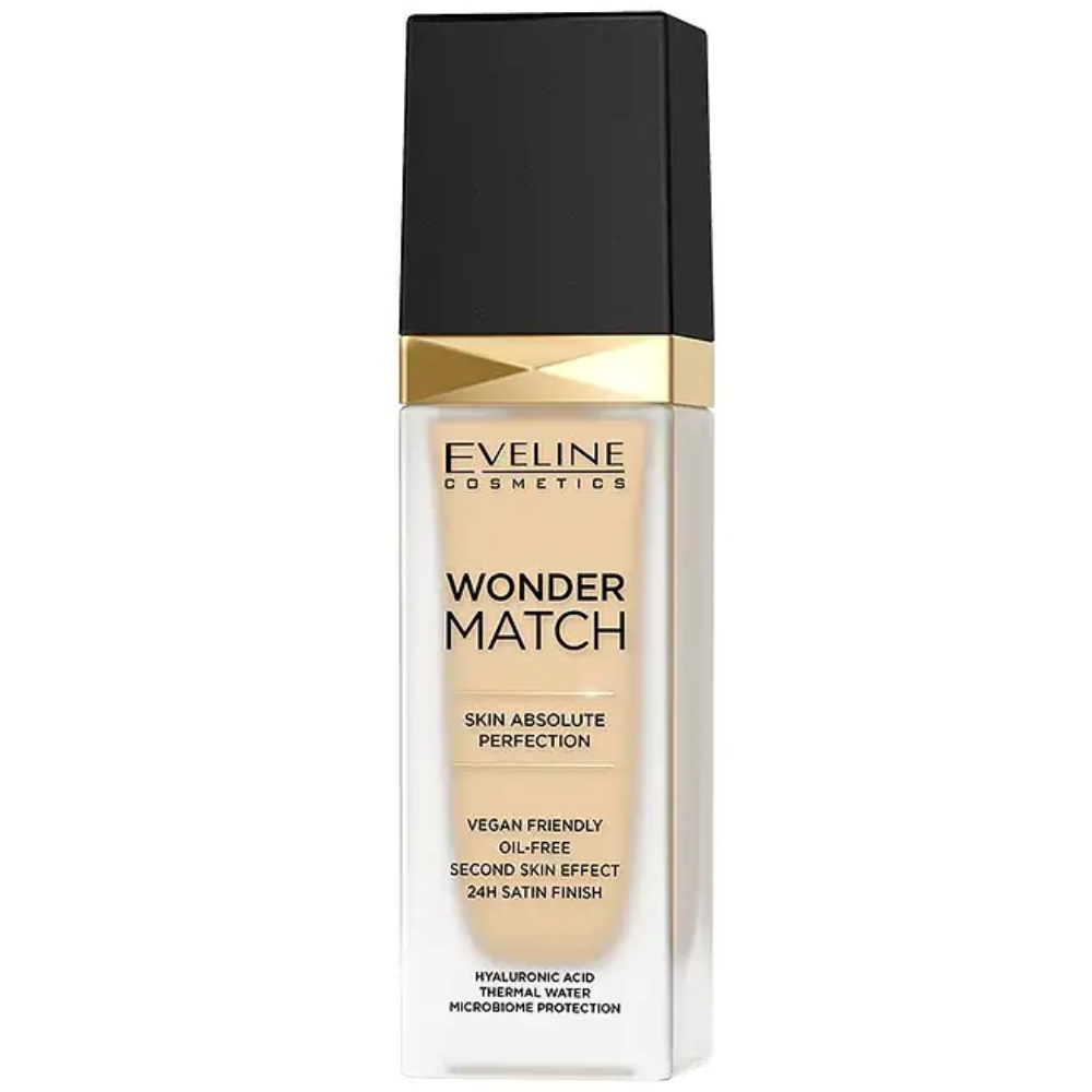 Fond de ten Wonder Match 05 Light Porcellain, 30ml, Eveline Cosmetics