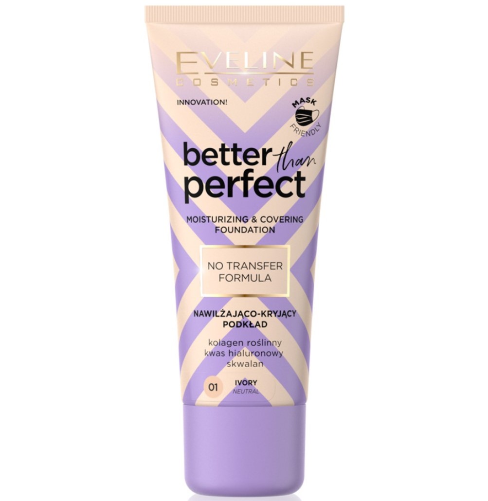 Fond de ten Better Than Perfect No. 01 Ivory, 30ml, Eveline Cosmetics