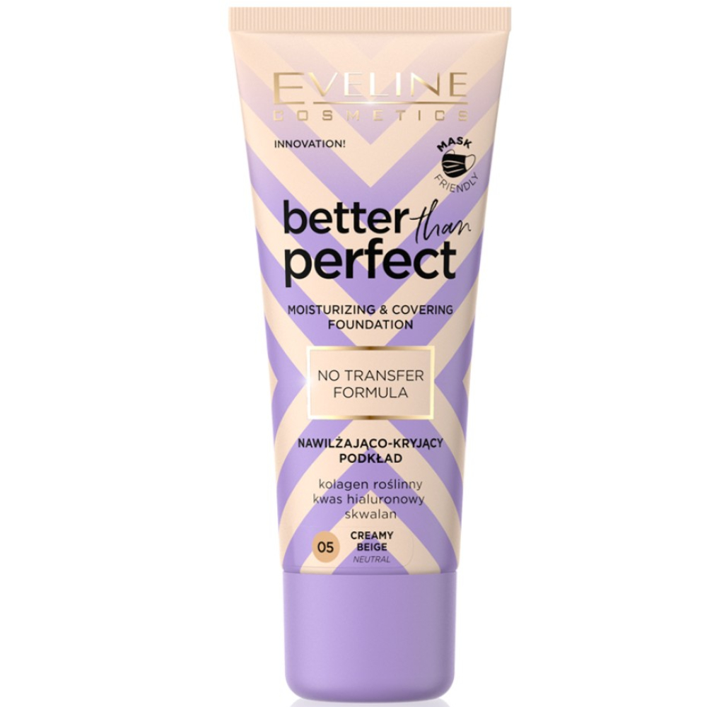 Fond de ten Better Than Perfect No. 05 Creamy Beige, 30ml, Eveline Cosmetics